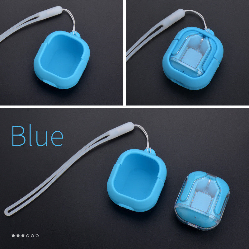 New Mini Transparent Wireless Bluetooth Headset Digital Display ENC Noise Reduction