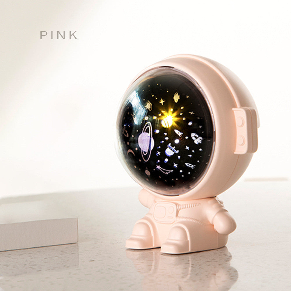 Galaxy Star Projector Starry Sky Night Light Astronaut Lamp Room