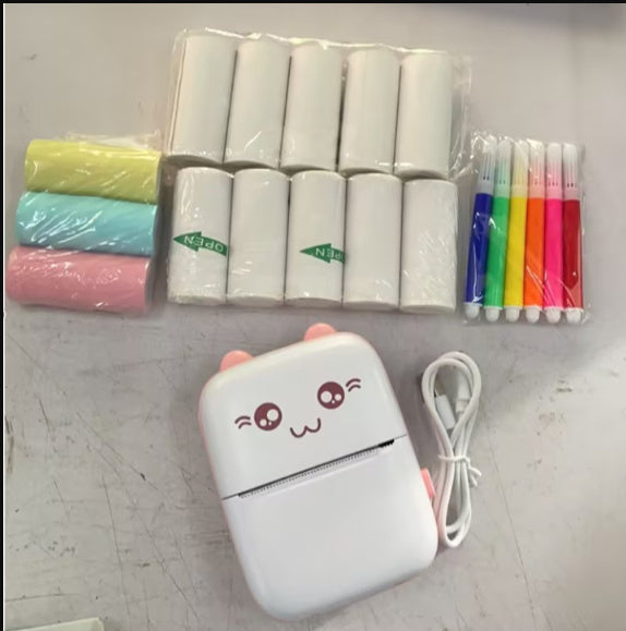 Portable Mini Bluetooth Printer | Pocket Photo & Label Printer